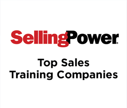 Image of Selling Power Award logo. Selling Power and Training Industry, Inc. have each consistently included Integrity Solutions as one of their annual Top Sales Training Companies