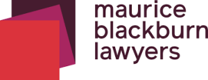 Logo for Maurice Blackburn Lawyers- client of Integrity Solutions Australia